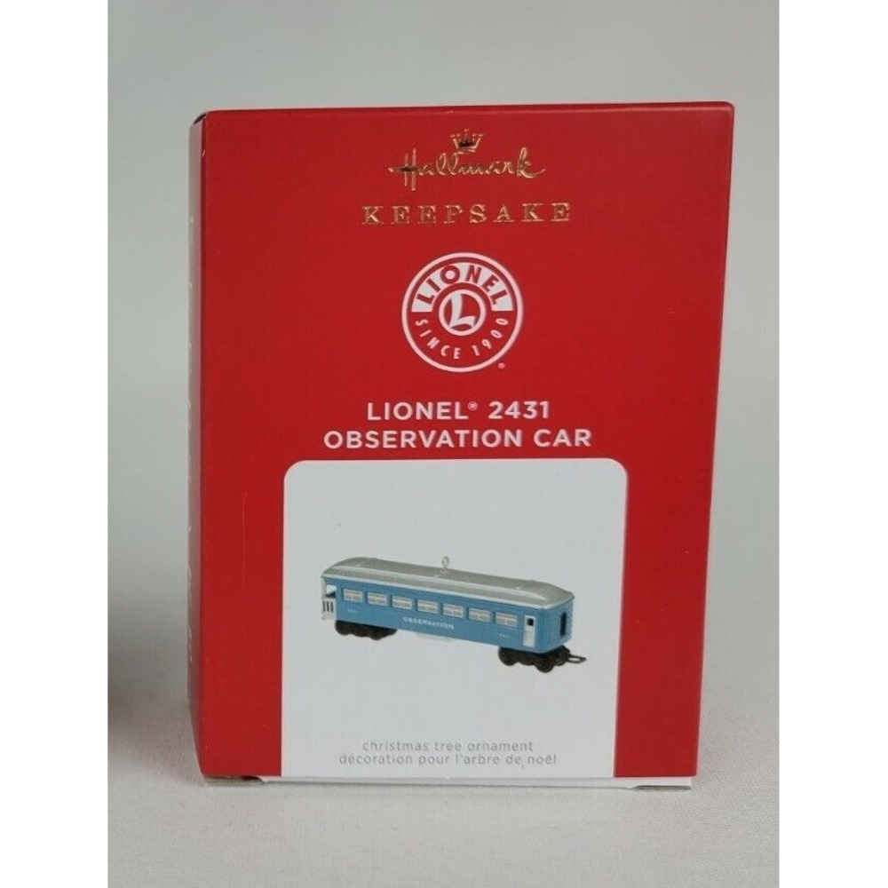 2021 Hallmark Keepsake Lionel 2431 Observation Car Ornament